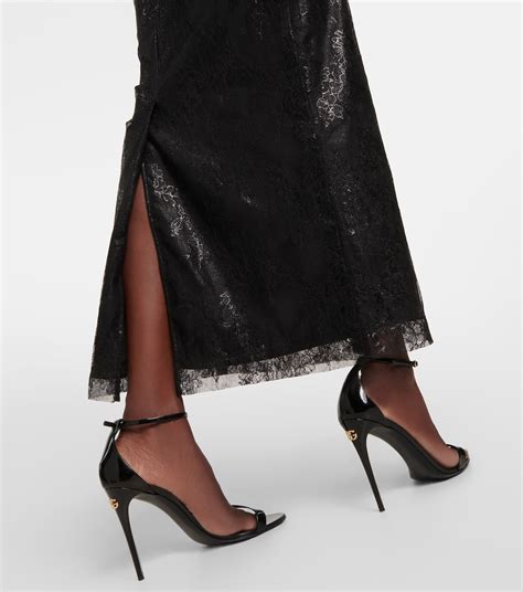 dolce gabbana midi skirt.